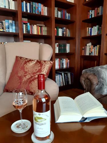 Koplietošanas atpūtas telpa ar TV, Ferienwohnung Burgzauber in Wiltingen