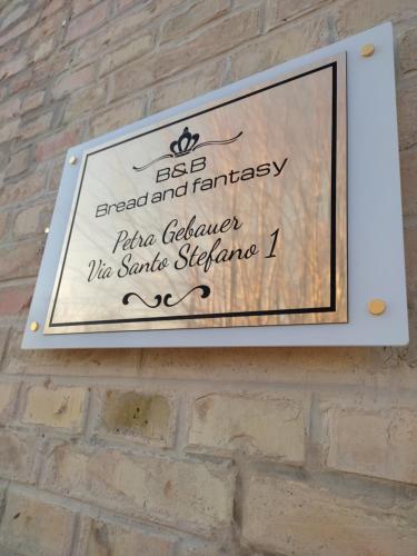  B&B bread and fantasy in Ostra