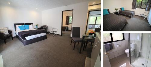 1 double bed, 2 twin beds