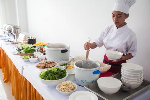 Mâncare şi băutură, Douangchan Plaza Hotel in Chanthabouly