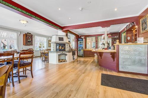 Bar/ Salón, Vik Pensjonat in Eidfjord