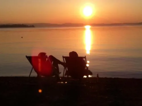 Genusszeit am Chiemsee in Übersee, Deutschland