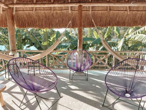 ระเบียง/ชานเรือน, Hotel Xa´an Bacalar in บากาลาร์