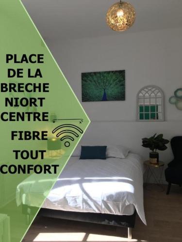 Le Bahia centre la Brèche wifi linge de pressing - Location saisonnière - Niort