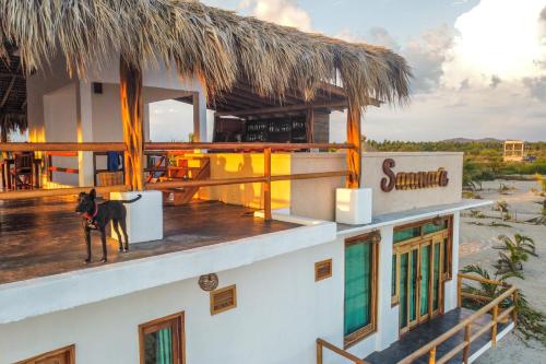 Exterior view, Hotel Sanmara in San Isidro Llano Grande