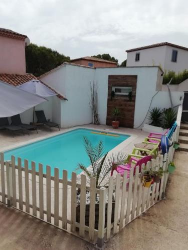 Maison de la plage sur la côte bleu Martigues