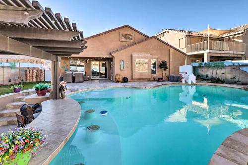 Maricopa Home with Swim-Up Bar, Heated Pool and Slide