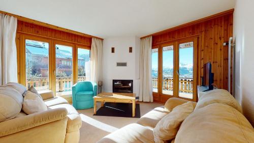 Crêtes X1 023 - SUNNY apartment 5 pers in Veysonnaz, Schweiz