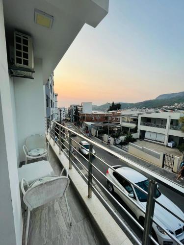 Balcony/terrace, Apart Hotel White Pearl in Dubrava