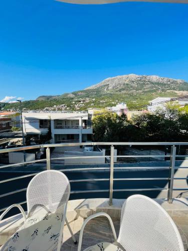 Balcony/terrace, Apart Hotel White Pearl in Dubrava