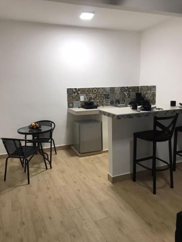 Kitchen, Garden Suites Comalcalco in Comalcalco