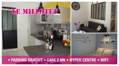 Le Millotet - Agréable studio à 2 mn Dijon Gare - Location saisonnière - Dijon