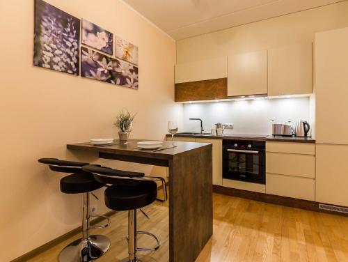 Rotermanni studio apartment, large terrace, Tallinn (photo 6)