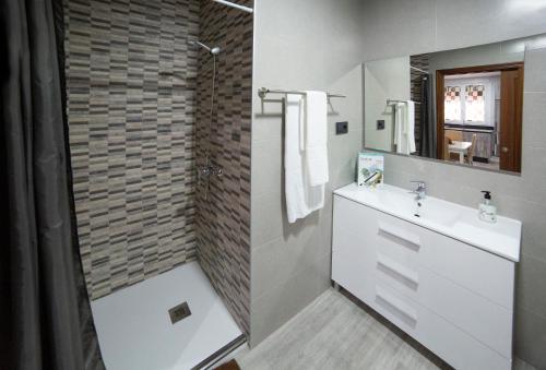 浴室, Apartamentos Maquinista in 普恩特格尼爾