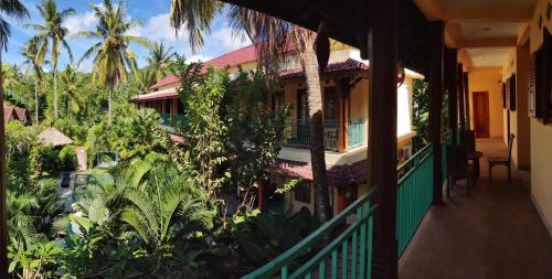 Balcony/terrace, Botchan Hostel in Lombok