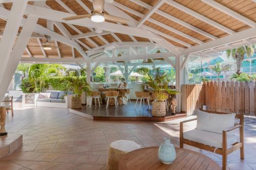 Lobby, La Playa Orient Bay in Saint Martin