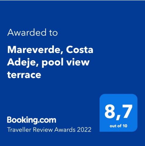 Mareverde, Costa Adeje, pool view terrace, Adeje (fotografie 3)