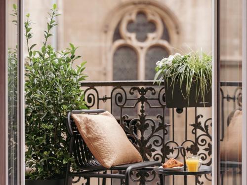 Balcony/terrace, Dandy Hotel near La Sainte-Chapelle