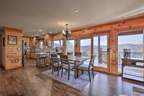 Rustic Piney Creek Cabin Wraparound Porch and Views in Piney Creek, USA