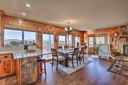 Rustic Piney Creek Cabin Wraparound Porch and Views in Piney Creek, USA