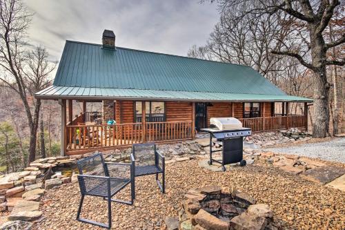 Enchanting Forested Cabin with Fire Pit and Grill in Sulphur Springs, USA