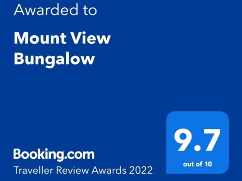 Mount View Bungalow