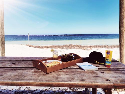 On the beach-Lucky Bay