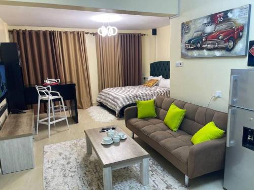 Alpha Ngara executive studio with a bar, TV,Sound