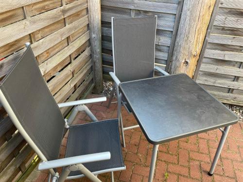 Terraza/balcón, Ferienzimmer/wohnung am Kurstrand, WLAN in Zingst