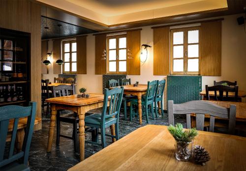 餐廳, Hotel Pino Alpino in 克朗傑斯卡哥拉