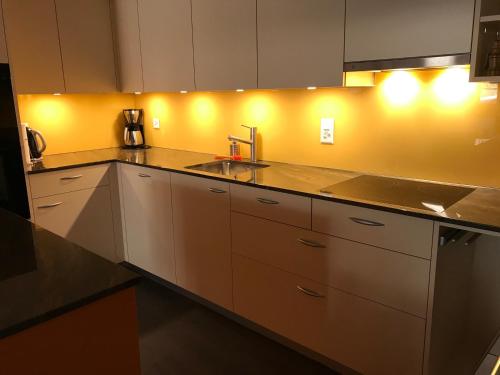 Kitchen, Hotel Stalden in Lutschental