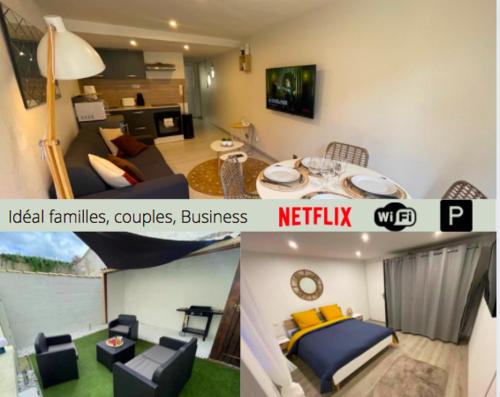 Le Boinot - Patio privé, wifi haut débit, Netflix, stationnement gratuit - Location saisonnière - Niort