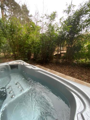 Chez Maurice Luxury Shepherds Hut with Bath and Hot Tub