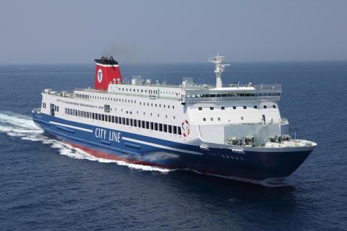 Meimon Taiyo Ferry 1st sailing from Kitakyushu to Osaka