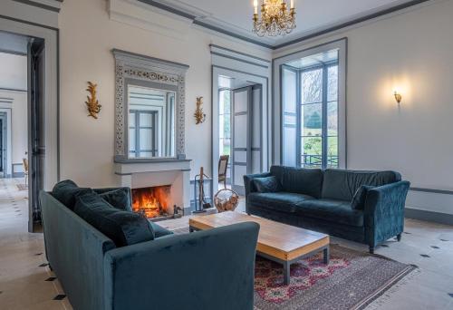 Koplietošanas atpūtas telpa ar TV, Château de Charnizay (Chateau de Charnizay) in Charnizay