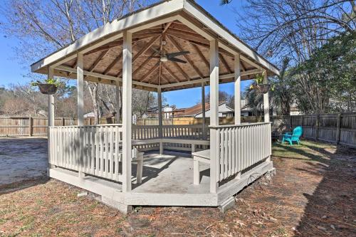 North Charleston Home with Fire Pit and Gazebo!