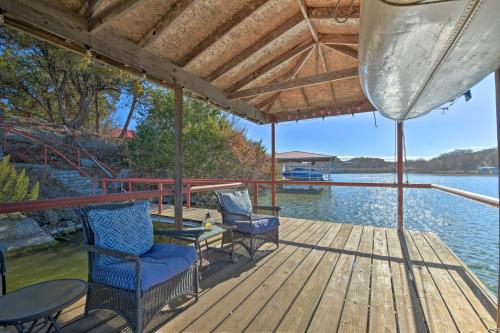 Lakefront Getaway with Boat Dock, Canoe, Grill! in Granbury, USA