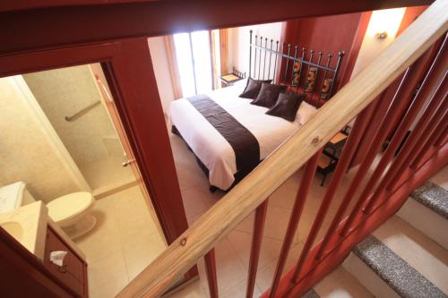 Habitación, familiar, balcón