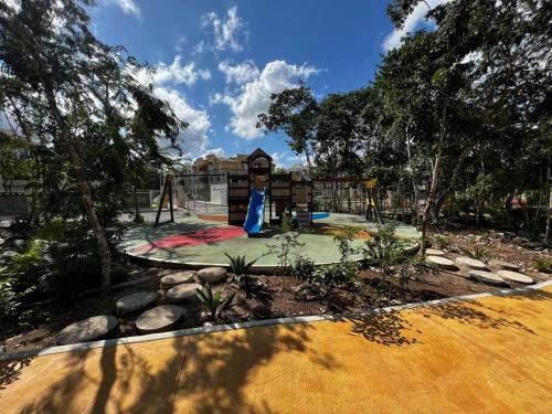 兒童遊樂場, Angels Beach Condo con Piscina, Parking y Parque in 維亞斯德索爾
