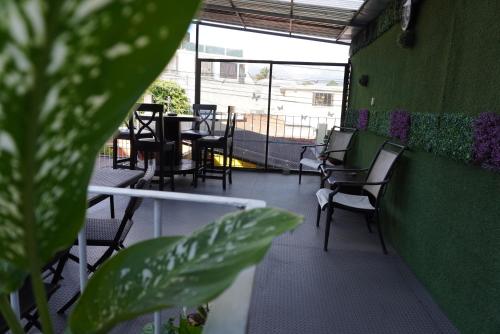 Balcony/terrace, Hostal Guatefriends near La Aurora International Airport