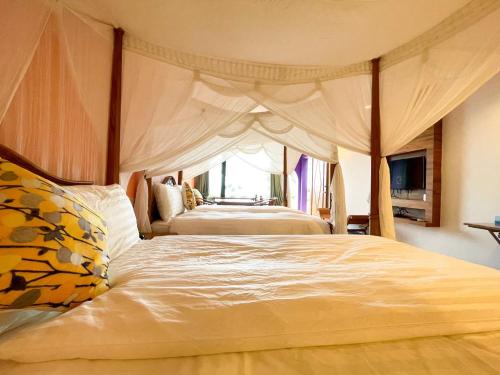 2 king beds
