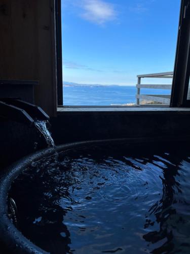 Bathroom, Izu-Atami Ocean View House in Ajiro