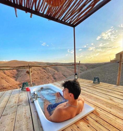 Vistas, Agafay Luxury camp in El Arissa