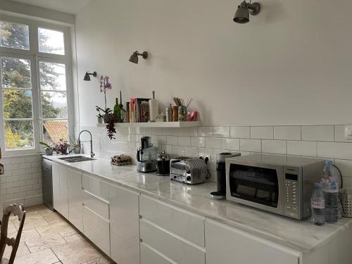 廚房, Maison M on the Dordogne Luxurious accommodation in 聖富瓦拉格朗德