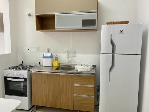 Kitchen, Apartamento 100 metros da praia das Asturias near Moela Island