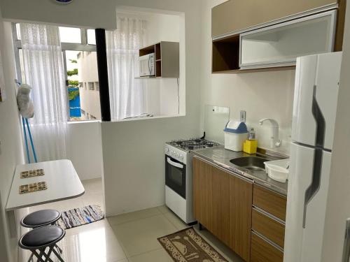 Kitchen, Apartamento 100 metros da praia das Asturias near Moela Island