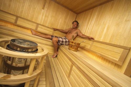 sauna, Grønolen Fjellgard in Otta