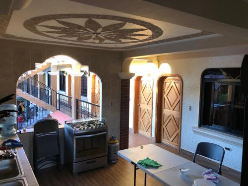 Kitchen, Posada don Miguel in Panajachel