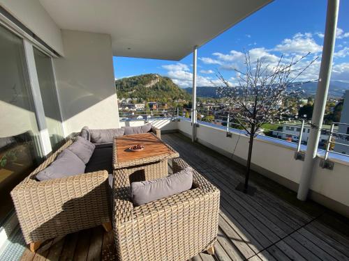 Luxus Penthouse Bregenz Feldmoos mit Whirlpool & riesen Terrasse, nahe Festspiele