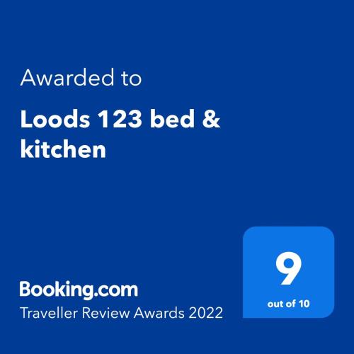 Loods 123 bed & kitchen